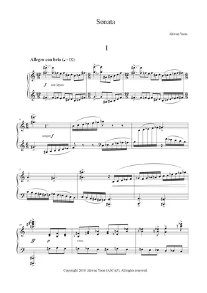 Piano Sonata score excerpt